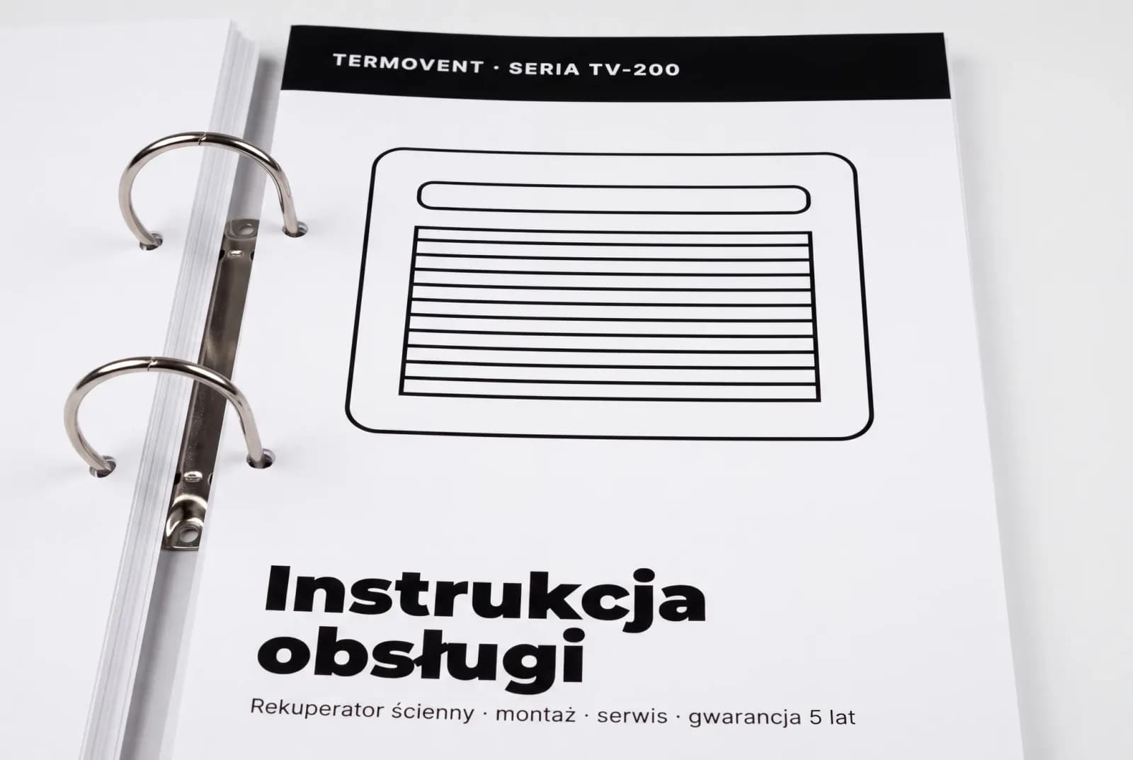 Wpięty w segregator