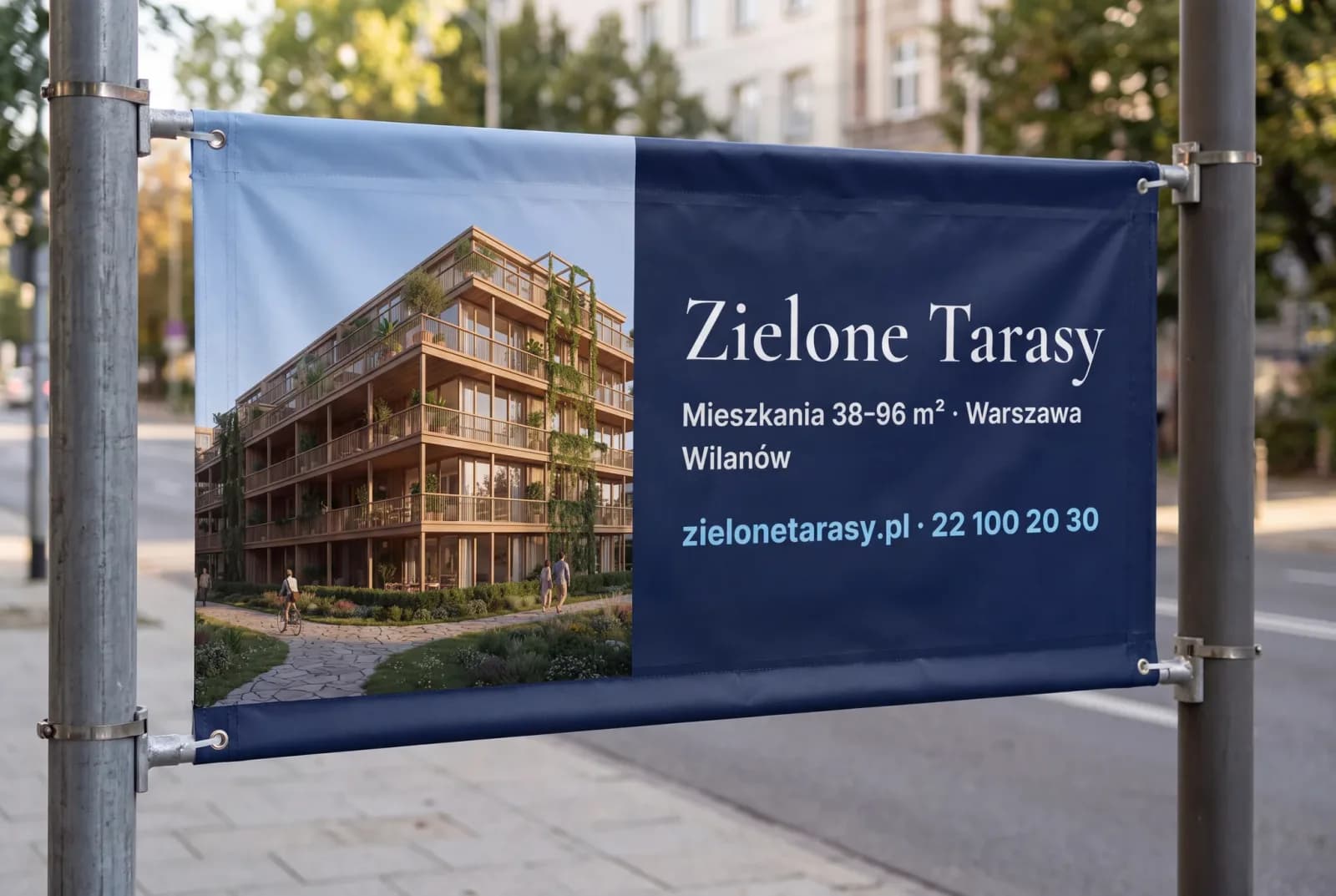 Na latarni — widać z obu stron