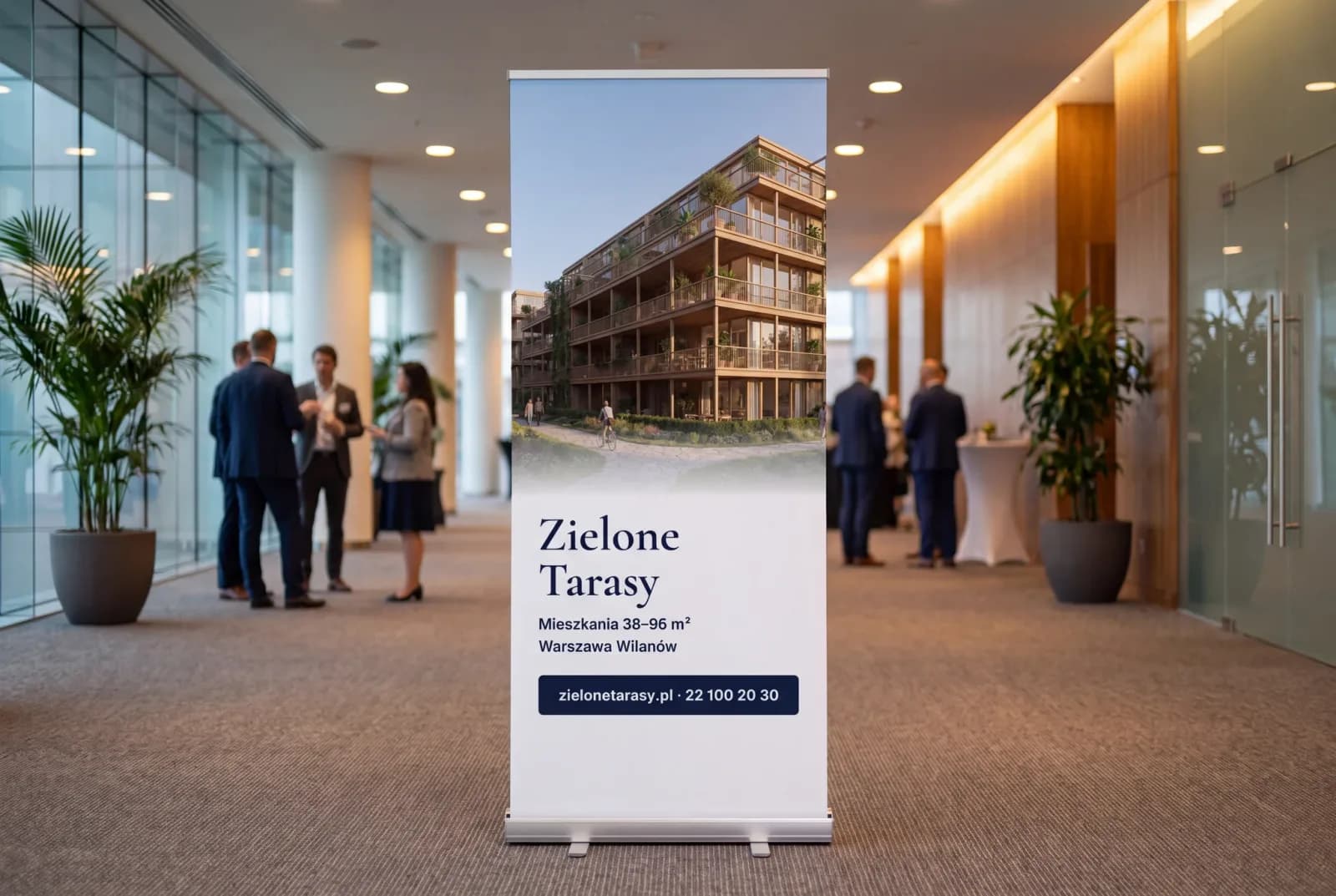 W holu konferencyjnym