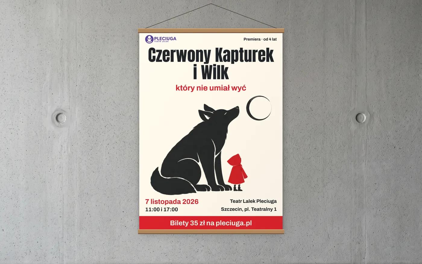 Plakaty z folią: wersja 1 projektu naszego zespołu