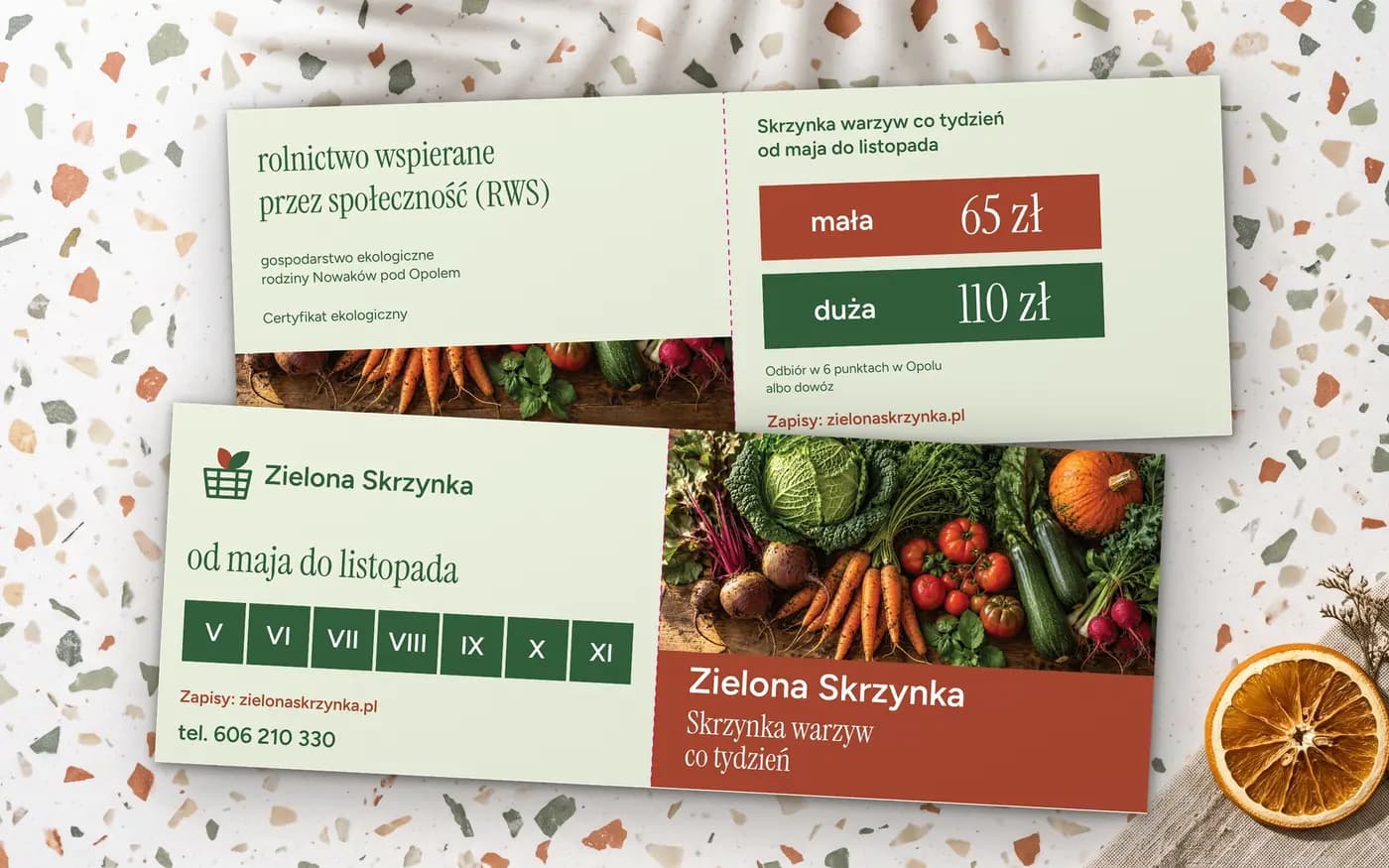 Ulotki składane EKO: wersja 3 projektu naszego zespołu