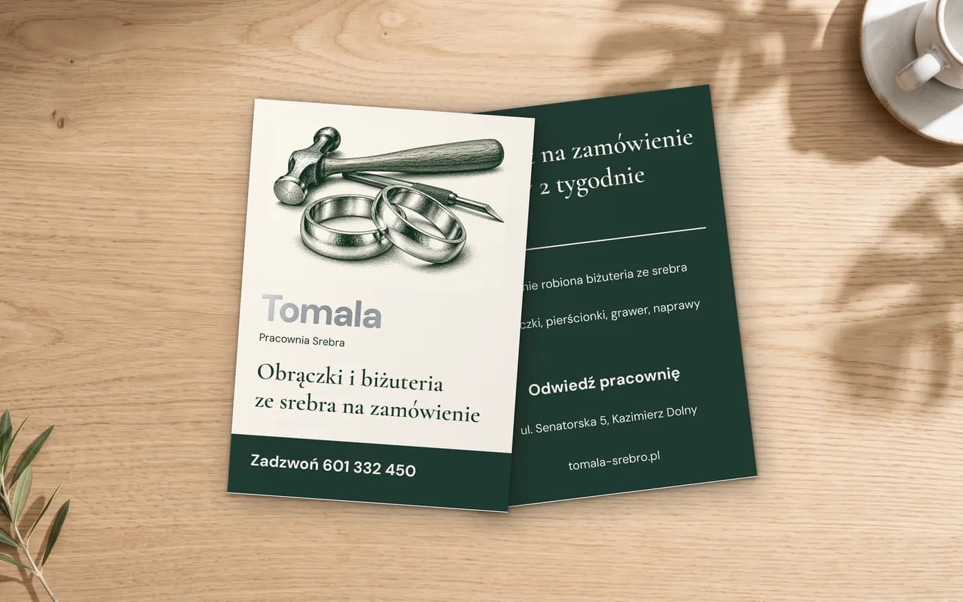 Ulotki srebrzone: wersja 3 projektu naszego zespołu