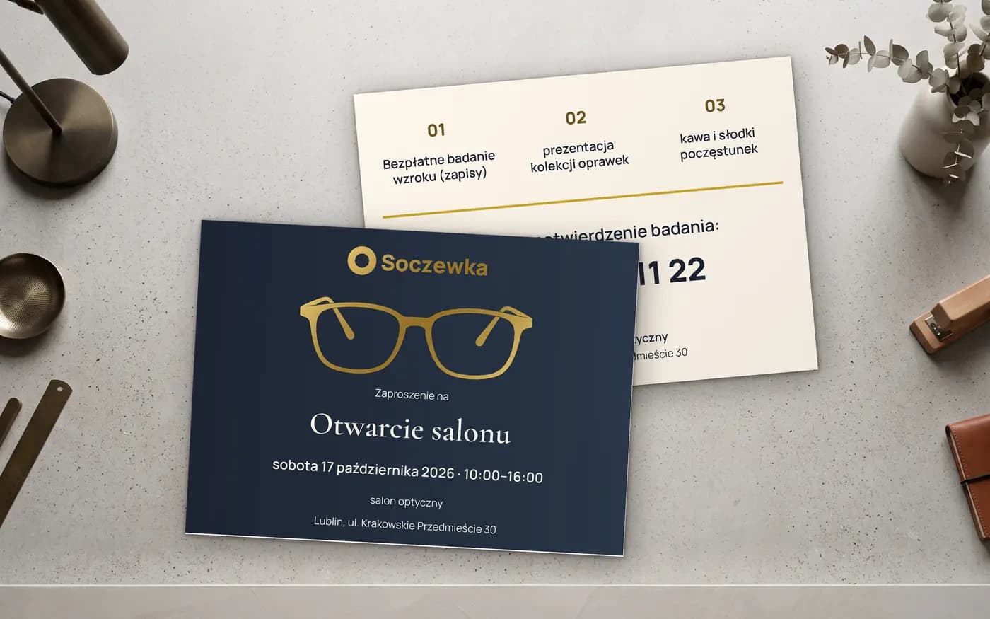Zaproszenia: wersja 3 projektu naszego zespołu